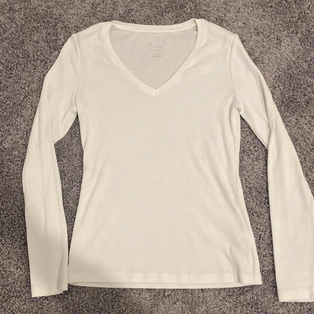 White long sleeve shirt